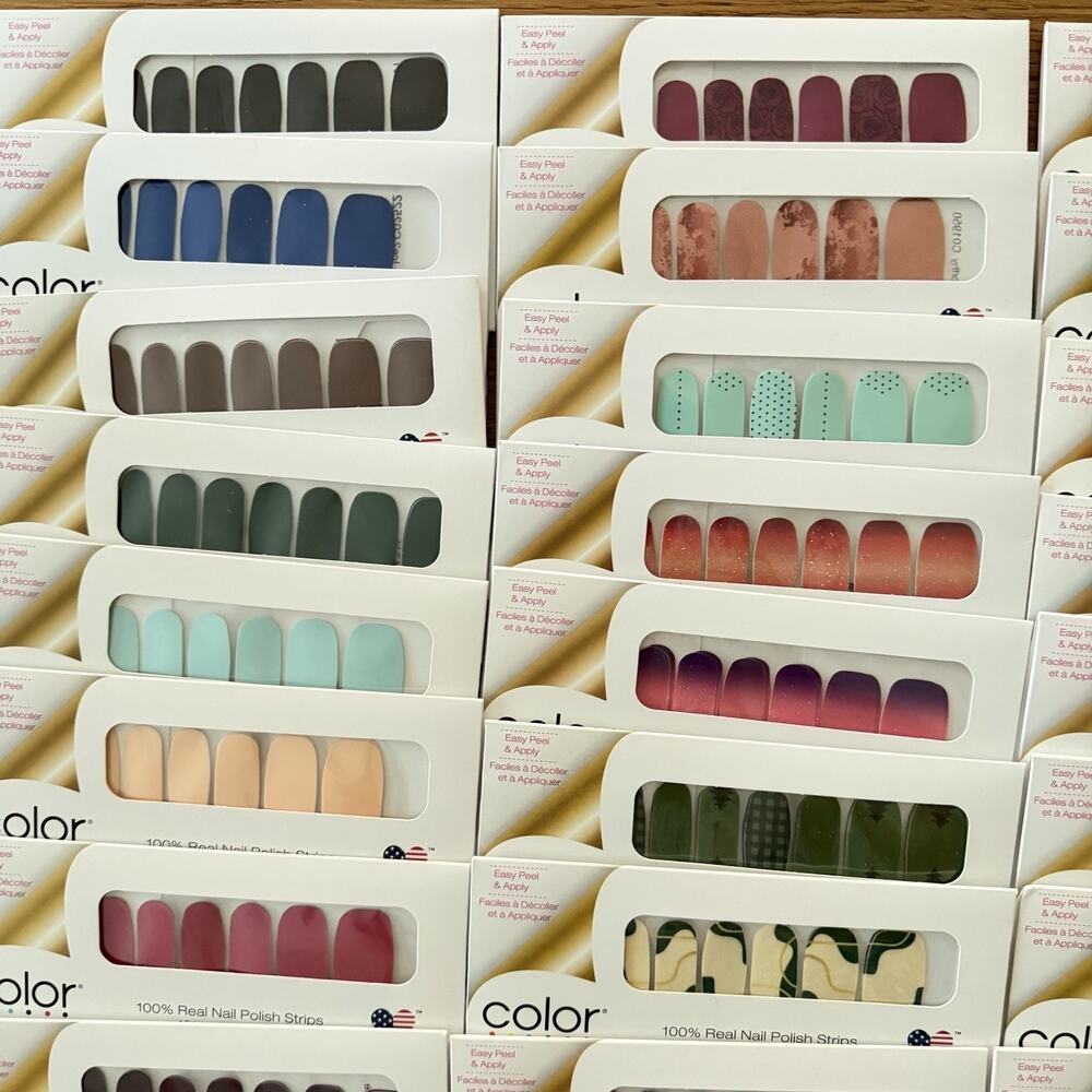 Lot Of 50 Color Street Nail Polish Strips Many Different Colors New Sealed Lot F - Picture 2 of 7